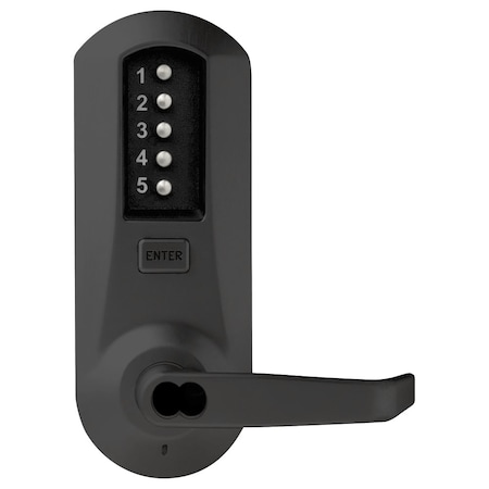 Dormakaba Cylindrical Combination Lever Lock, Interior Combination Change, DOD, 2-3/4-in Backset, 1/2-in Throw 5031CWL-744-41